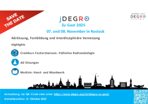 Veranstaltungsflyer "jDEGRO zu Gast"